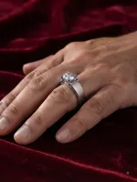 Royal Solitaire Crown Ring