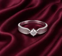 Celestine Solitaire Ring