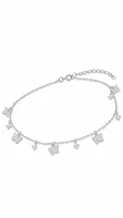 Crystal Butterfly Dangle Ankle