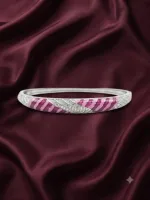 Celeste Rosé Wave Bangle
