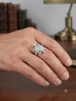 Silver Serenade Turtle Ring