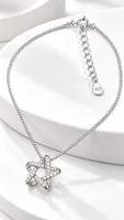 Silver Interwoven Star chain
