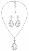 Silver Floral Pearl sets
