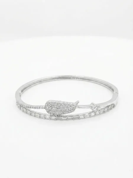 Celeste Leaf Grace Cuff Bracelet