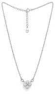 Silver Floral Radiance pandent chain
