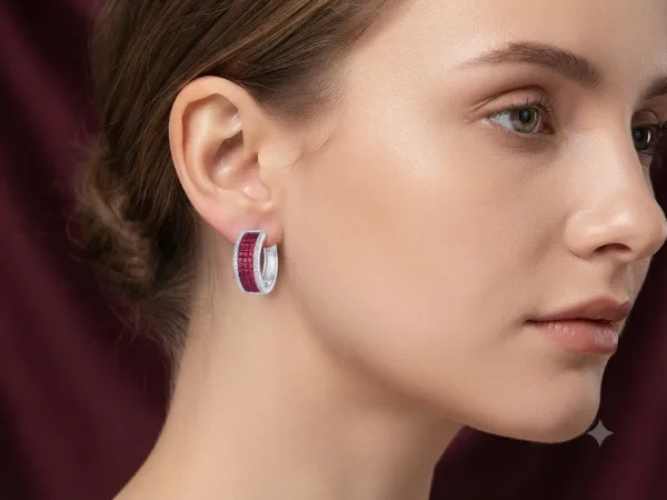 Ruby Royale Hoops