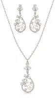 Silver Floral Pearl sets