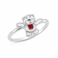 Cute Teddy Bear Kids Ring