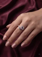 Double Leaf Elegance Ring