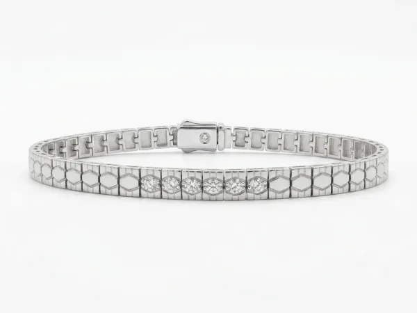 Classic Silver Link Men’s Bracelet