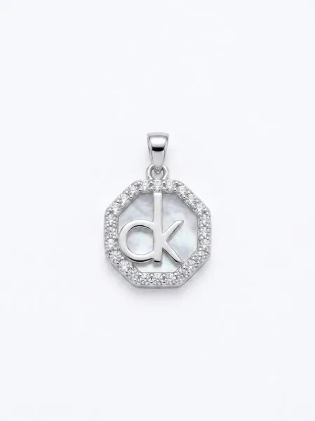 Calvin Klein Geometric Logo Pendant