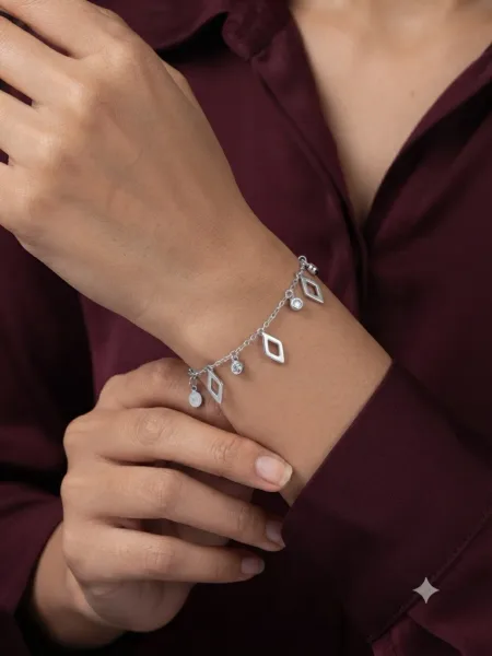 Lustre Diamond Charm bracelets