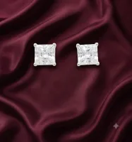 Princess Radiance Stud Earrings