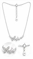 Silver Butterfly Charm pandent chain