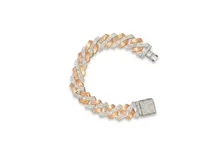 Aura Two-Tone Cuban Bracelet