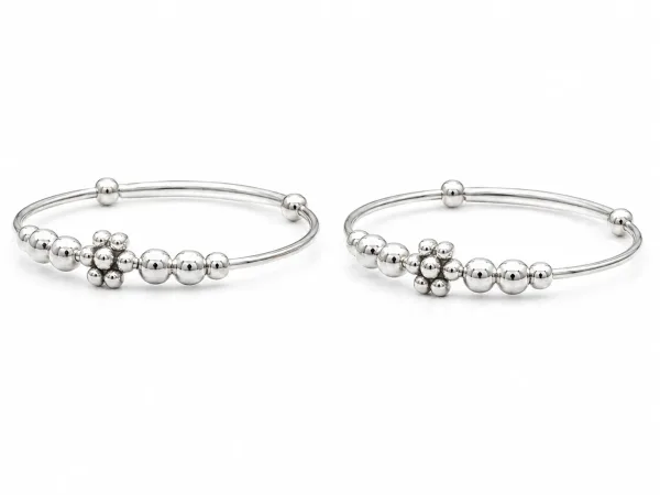 Floral Pearl Baby Kada