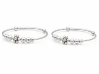Floral Pearl Baby Kada