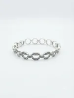 Celeste Vintage Oval Link Bracelet
