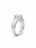 Royal Solitaire Crown Ring