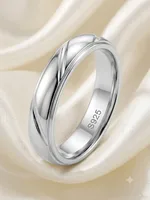 Silver Carved Ring