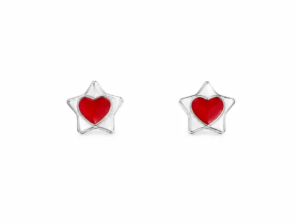 Heart Star Baby Stud Earrings