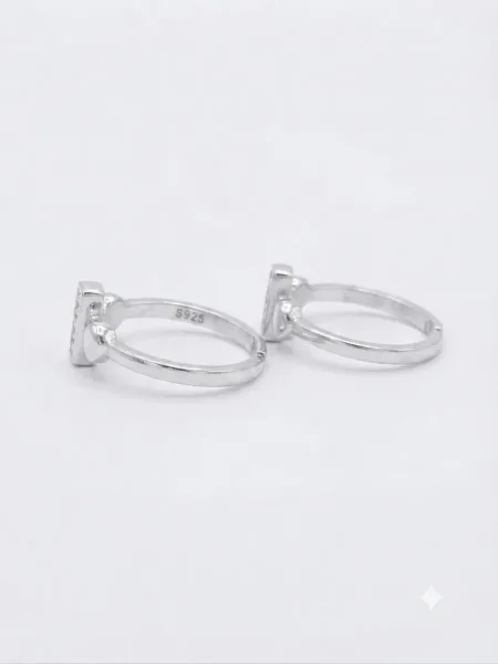 Modern Duo Spark Toe Rings