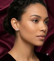 Radiant Trinity Hoop Earrings