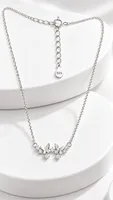 Silver Butterfly Crystal pendant chain