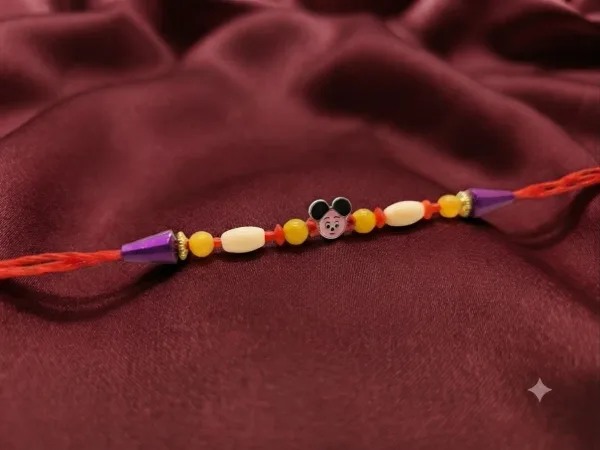 Cheerful Mouse Charm Rakhi
