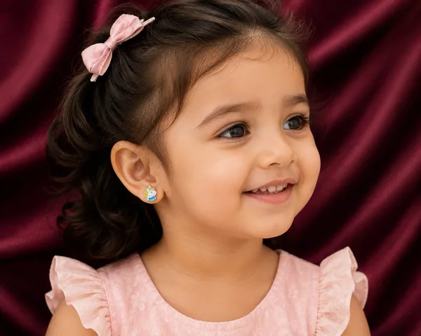 Colorful Unicorn Baby Stud Earrings