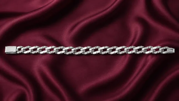 Luxe Link Sparkle Men’s Bracelet