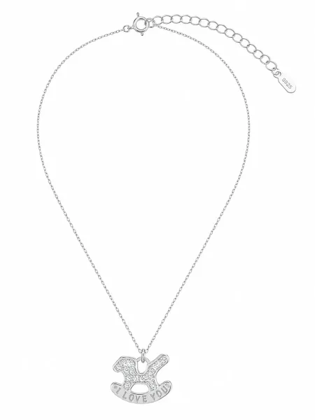Love You Rocking Horse Pendant