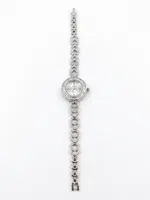 Silver Heart Bracelet Watch
