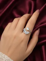 Pearl Butterfly Elegance Ring