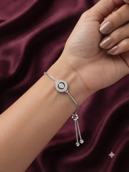 Celeste Halo Slider Bracelet