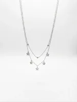 Celestial Star Cascade Necklace Set
