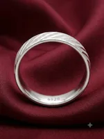 Silver Radiant Gem Ring