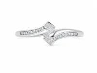 Celestine Split Pavé Ring