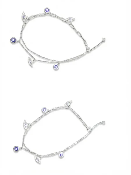Celestial Evil Eye Charm Anklet