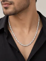 Silver Braided Luxe Chain