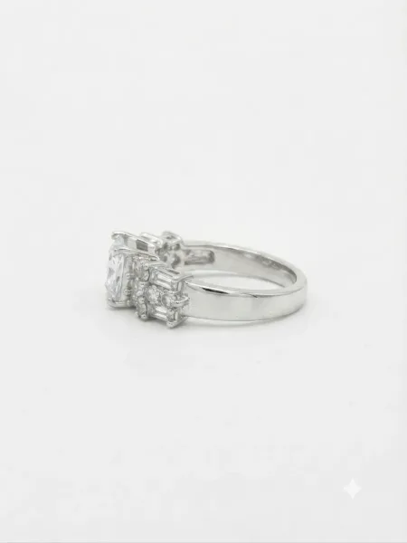 cluster cocktail ring