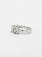 cluster cocktail ring