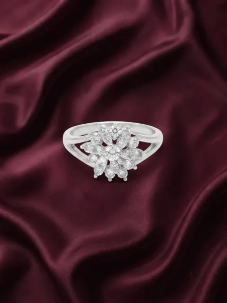 Celestial Bloom Jewellery Set  with pendant and Ring