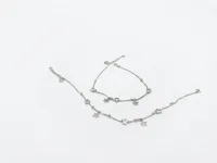 Silver Star Charm Anklet
