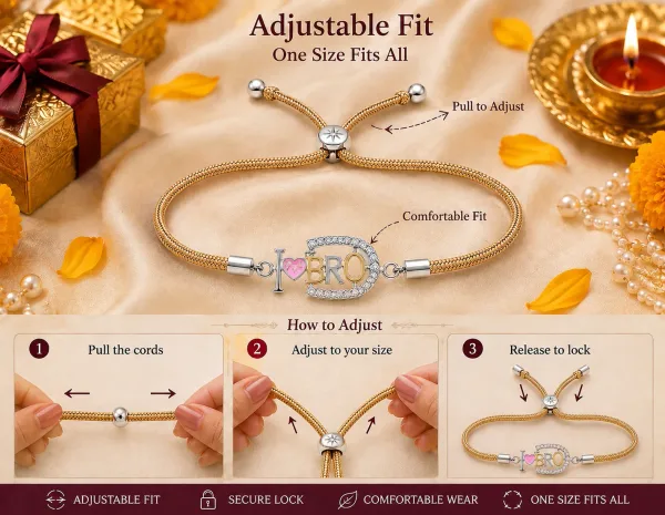 Premium Crystal Bro Rakhi
