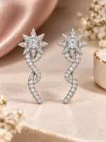Silver Celestial Earring
