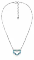 Turquoise Heart Pendant Chain