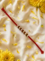 Divine Rudraksha Silver Bead Rakhi