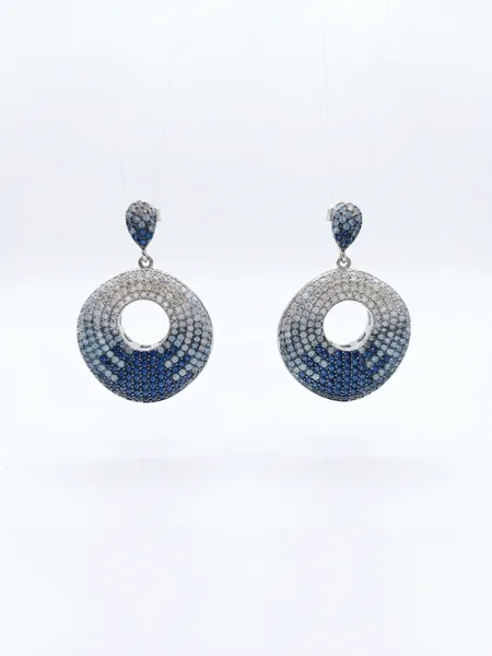 The Celestial Ombré Pavé Hoops
