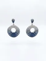 The Celestial Ombré Pavé Hoops